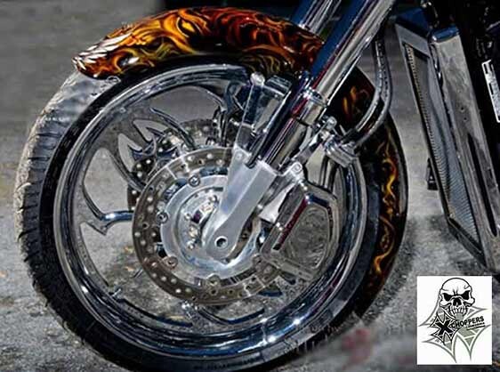 Honda vtx custom front fender #3