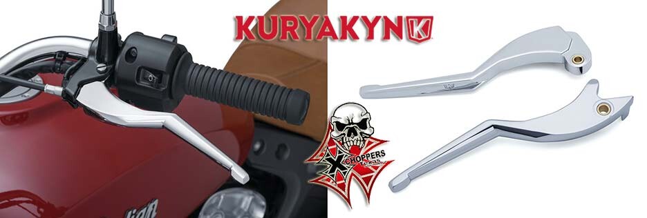 Kuryakyn Legacy Levers for '15-'16 Indian Scout, Chrome Kuryakyn Legacy Levers for '15-'16 Indian Scout, Chrome