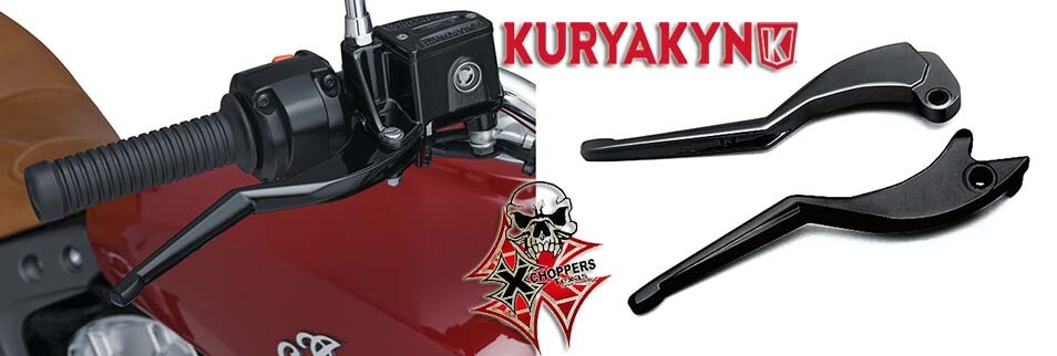 Kuryakyn Legacy Levers for '15-'16 Indian Scout, Black Kuryakyn Legacy Levers for '15-'16 Indian Scout, Black