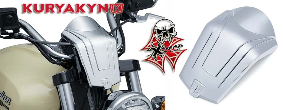 Kuryakyn Legacy Triple Tree Wiring Cover - Indian Scout, Chrome Kuryakyn Legacy Triple Tree Wiring Cover - Indian Scout, Chrome