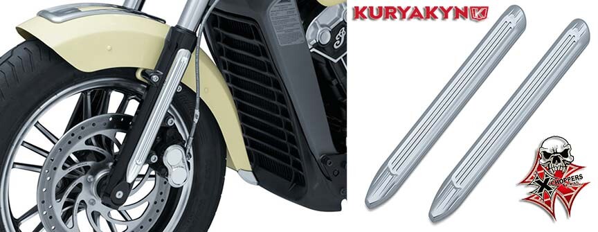 Kuryakyn Legacy Lower Leg Accents for Indian Scout, Chrome Kuryakyn Legacy Lower Leg Accents for Indian Scout, Chrome