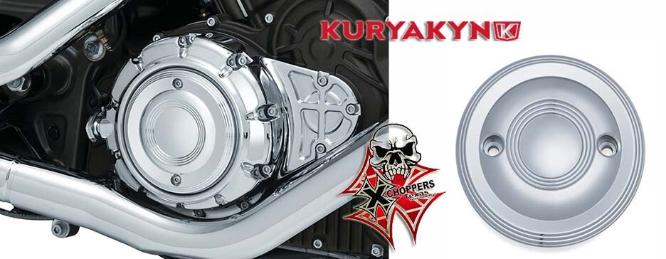 Kuryakyn Legacy Clutch Cover Accent for Indian Scout, Chrome Kuryakyn Legacy Clutch Cover Accent for Indian Scout, Chrome