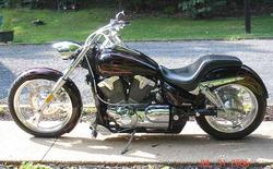 Ben Budd - VTX 1300 C with X Sickles 200 full length rear fender