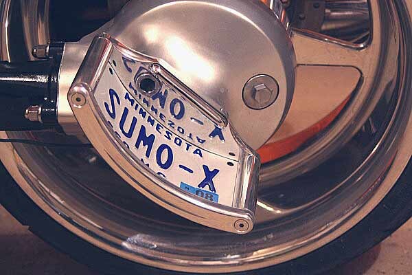 Xchoppers.com - M109 - Sumo-X License Plate Sidemount honda fuel filters 